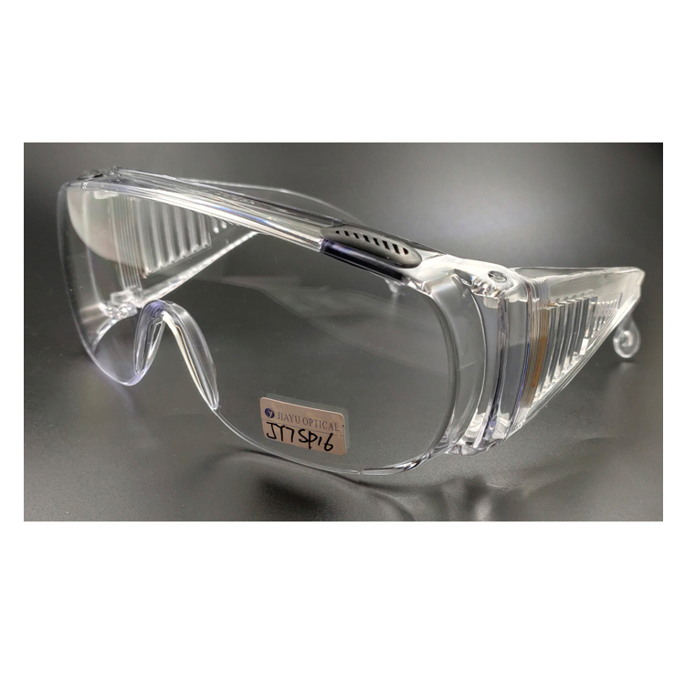 CE FDA Approved PC Glasses Anti Fog with Side Shields ANSI Z87.1 Work